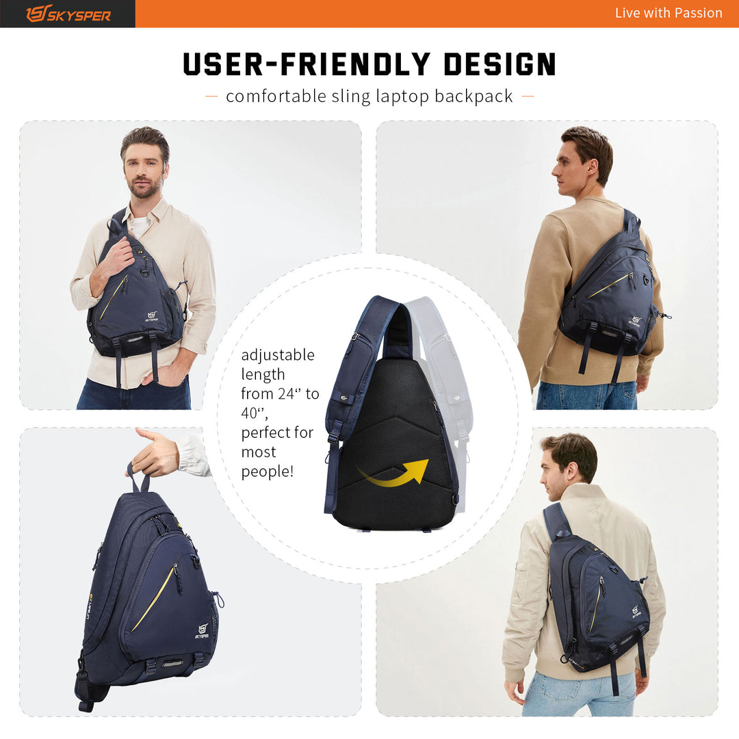 Urban X18 13 inch Travel Crossbody Bag with Laptop Compartment SKYSPER
