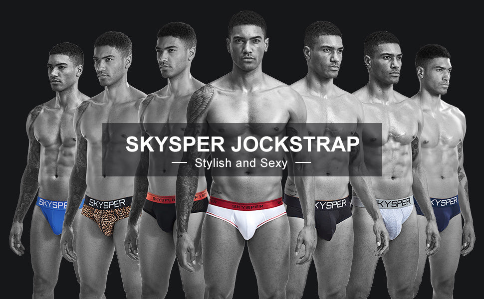 SKYSPER Jockstrap Athletic Supporters for Men Jock Strap Male Underwear  Men's Thong Jockstrap Underwear, M01-blue, Small : : Sports &  Outdoors